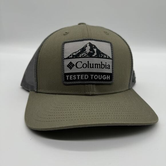 Columbia Sportswear Tested Tough Snapback Mesh Trucker Hat One Size Cream NWT - Picture 1 of 3